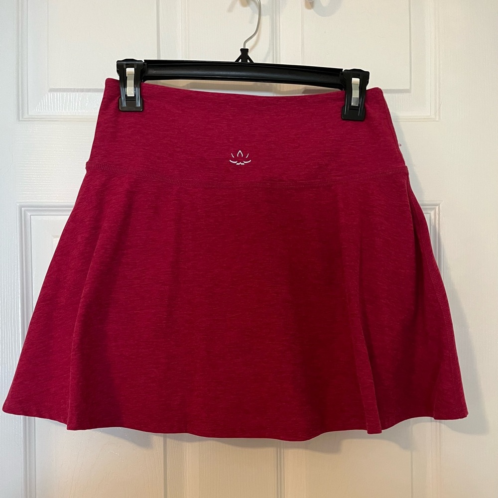 Beyond Yoga Raspberry Pink Flared Skirt - Picture 4 of 7
